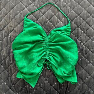 Sky to Moon Halter Top in Green